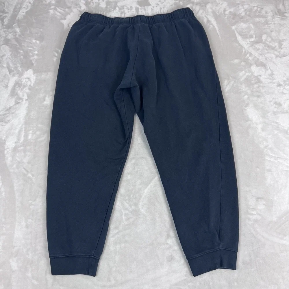 Nike Pants Womens XL Black Club Fleece Jogger Mid‎ Rise Gym Lounge Comfort